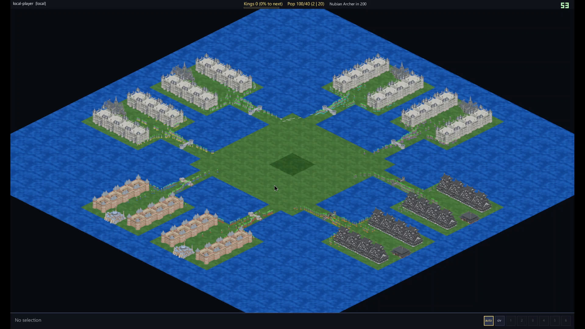 The eight-castle arena